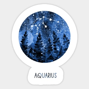 Aquarius Constellation, Aquarius Sticker